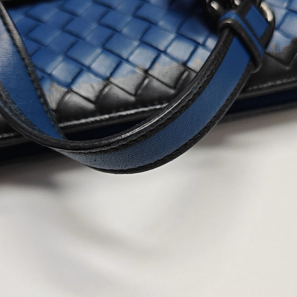 Calfskin Shoulder Bag Blue