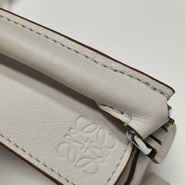 Puzzle Calfskin White
