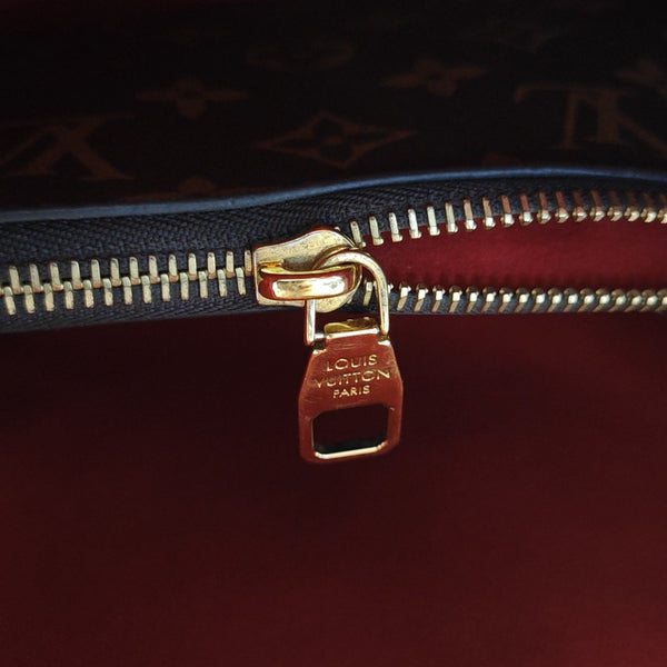NÉONOÉ MM Monogram Coated Canvas Brown