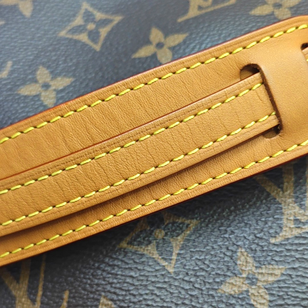 SAUMUR PM Monogram Coated Canvas Brown