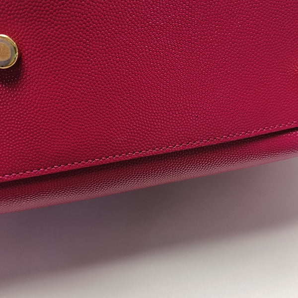 Calfskin Shoulder Bag Red