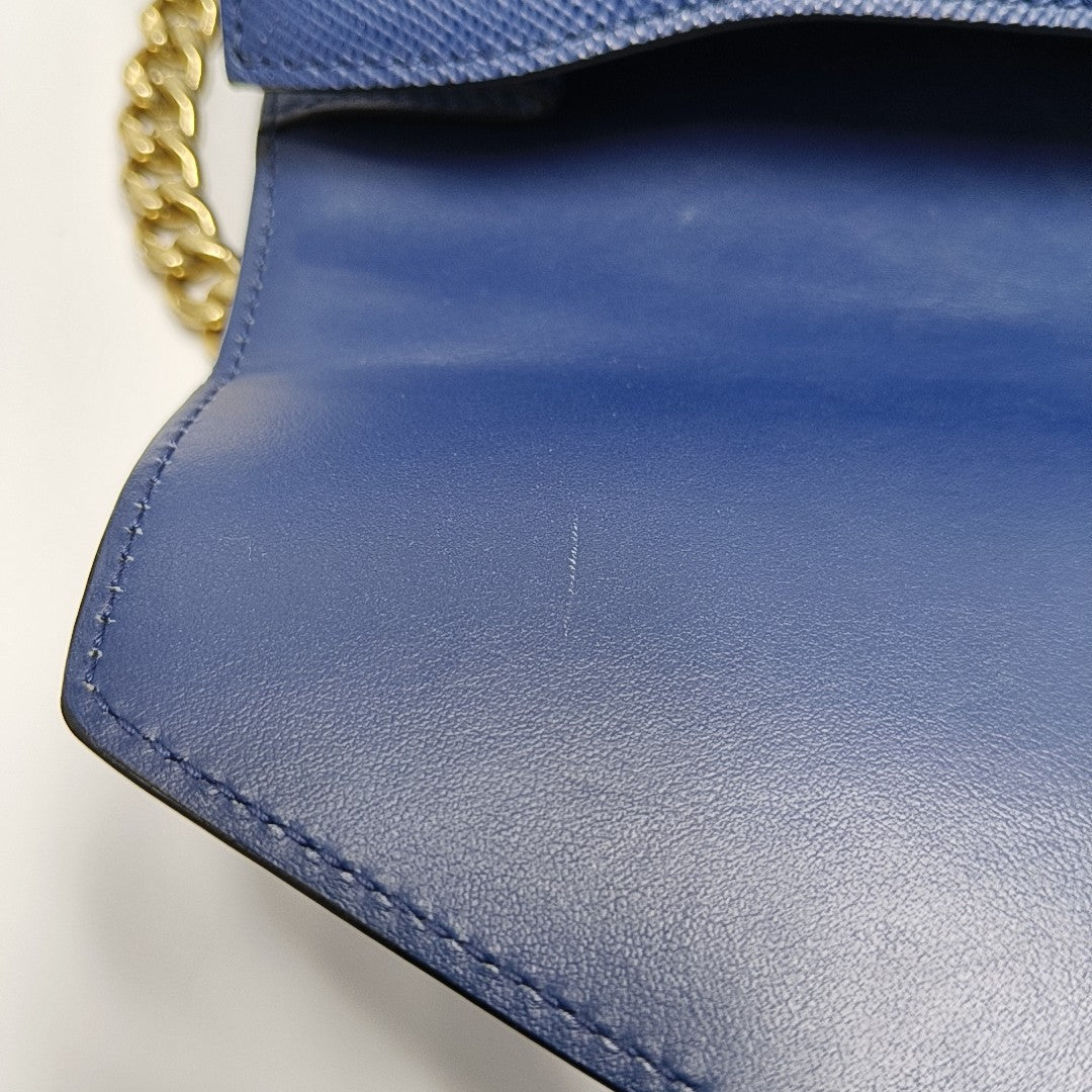 Monochrome Saffiano Calfskin Blue