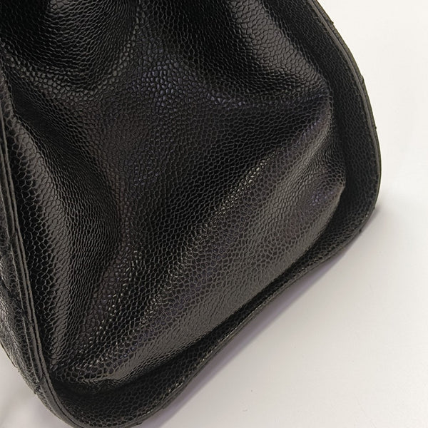 Quilted Calfskin Tote Bag Black