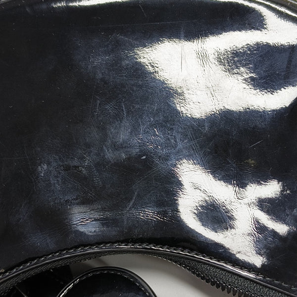 Le Cagole Mini Patent Leather Black