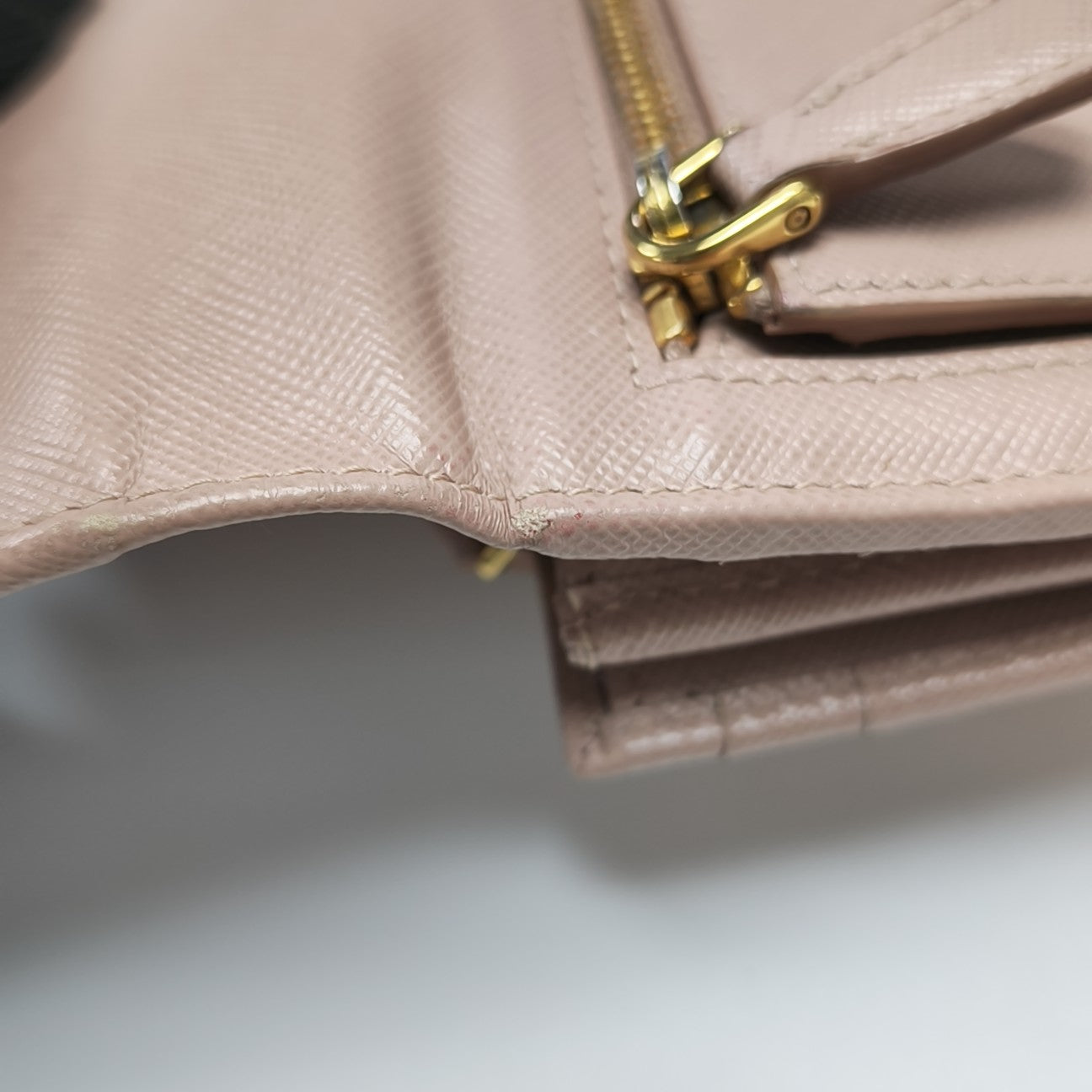 Saffiano Calfskin Wallet Pink