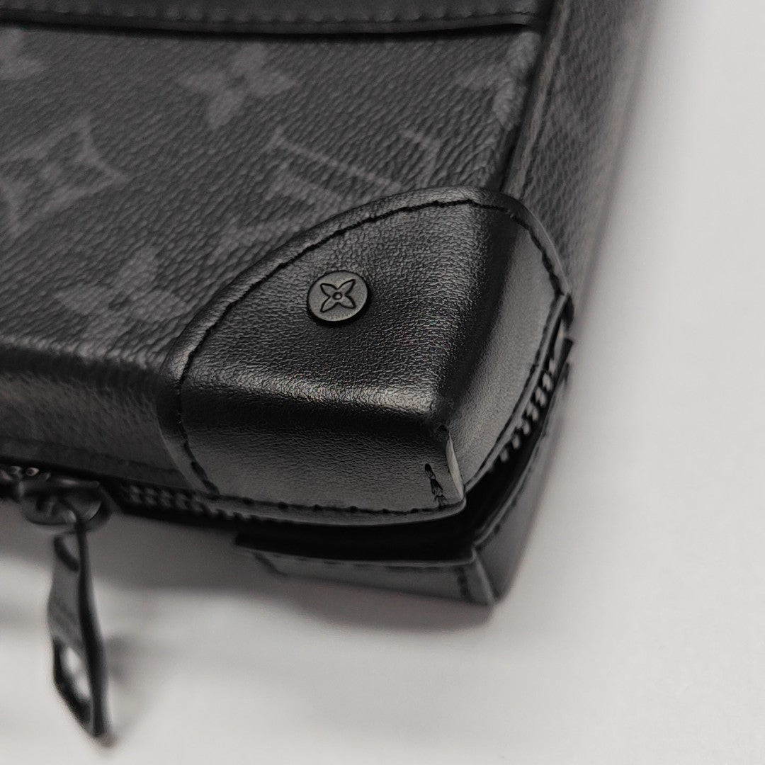 WALLET TRUNK Monogram Coated Canvas Gray