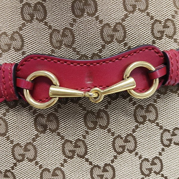 Lady Web Medium Monogram Canvas Brown