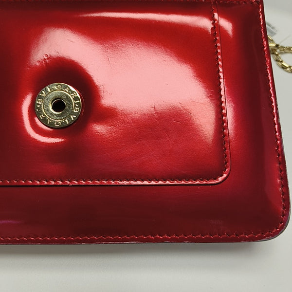 SERPENTI FOREVER Small Patent Leather Red