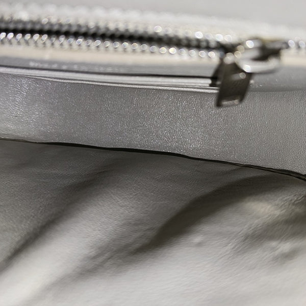 TROTTEUR Small Calfskin Gray