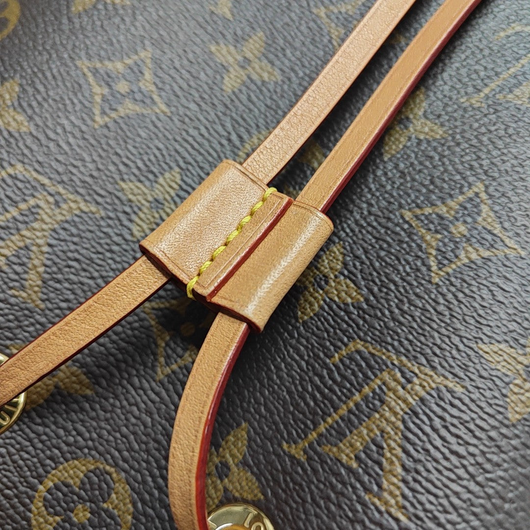 NÉONOÉ BB Monogram Coated Canvas Brown