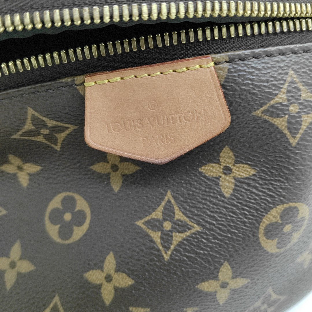 BUMBAG Monogram Coated Canvas Brown