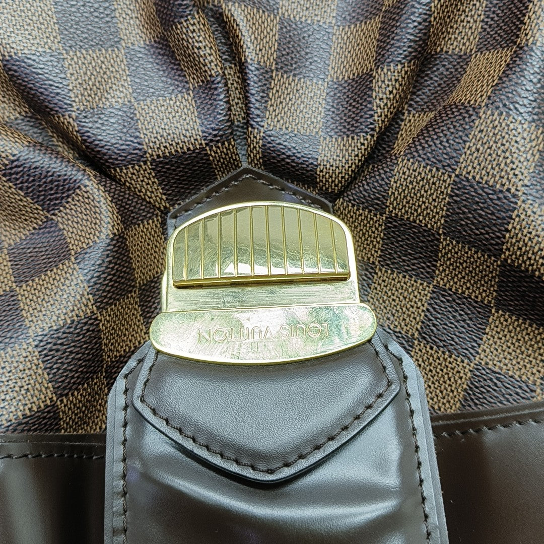 SISTINA GM Damier Ebene Coated Canvas Brown