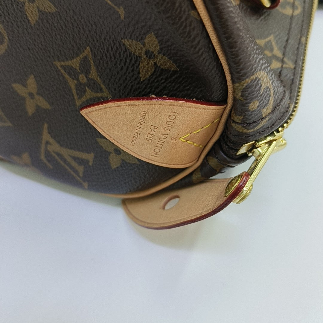SPEEDY 25 Monogram Coated Canvas Brown