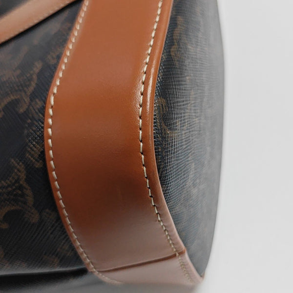 TRIOMPHE CANVAS Small Coated Canvas Brown