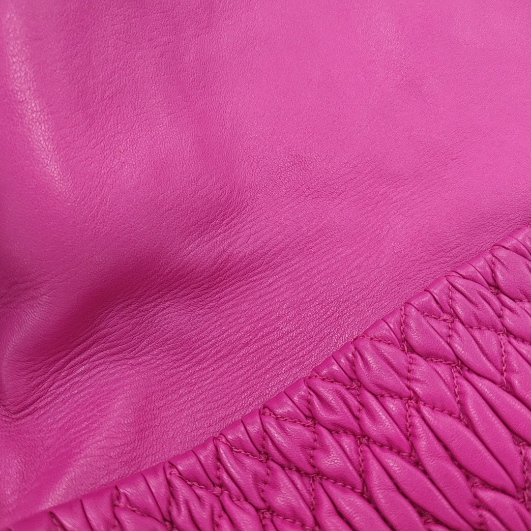 Crystal Quilted Lambskin Red