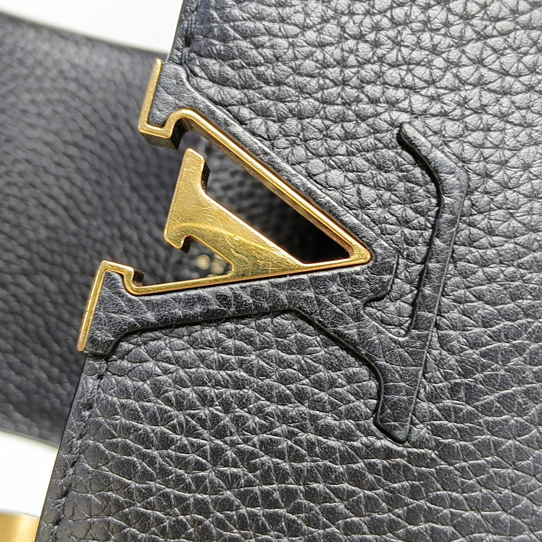 CAPUCINES Mini Calfskin Black