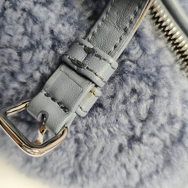 Sheepskin Belt Bag Blue