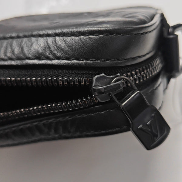 DUO Monogram Calfskin Black