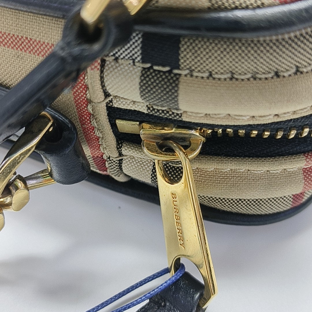 Fabric Shoulder Bag Brown