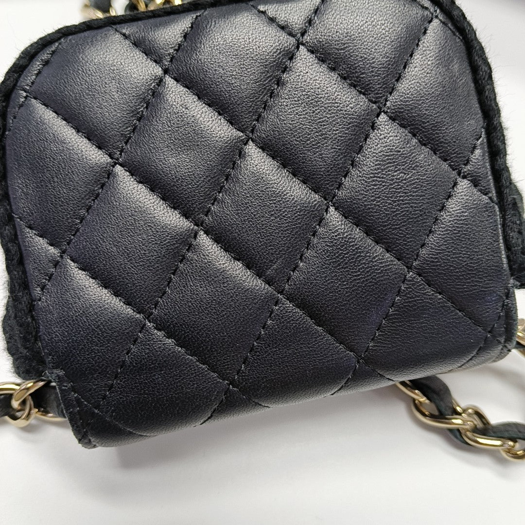 Quilted Lambskin Black