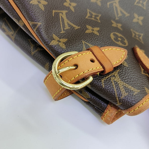 BATIGNOLLES MM Monogram Coated Canvas Brown
