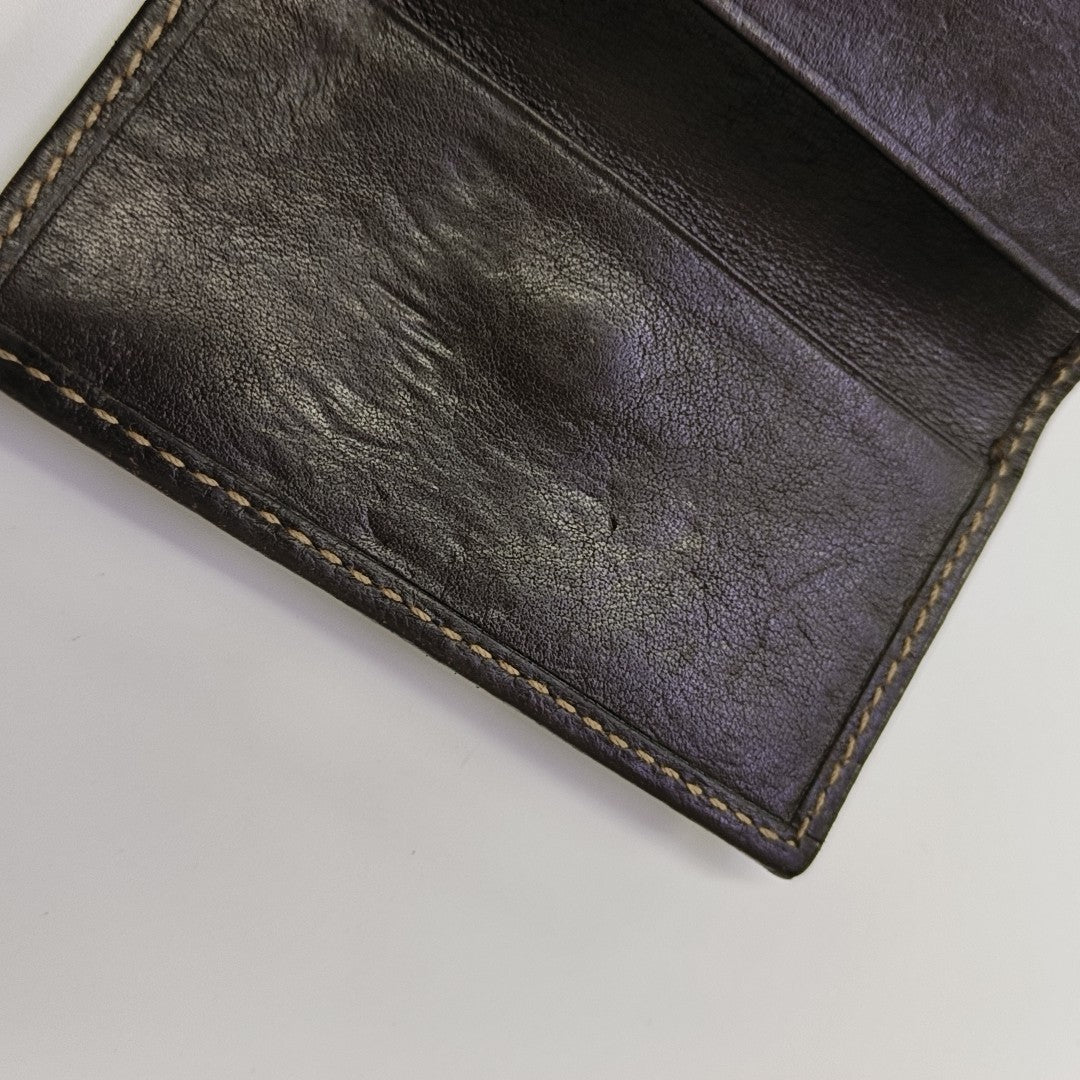 Monogram Canvas Wallet Brown