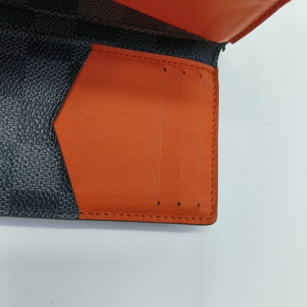 Damier Graphite Coated Canvas Wallet Gray