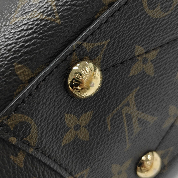 MONTAIGNE BB Monogram Coated Canvas Brown