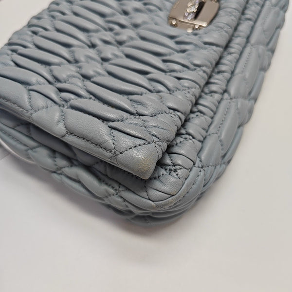 Crystal Lambskin Blue