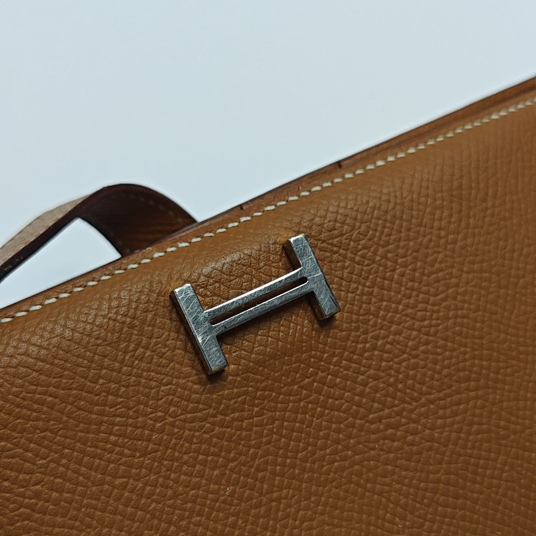 Bearn Medium Epsom Brown Wallet