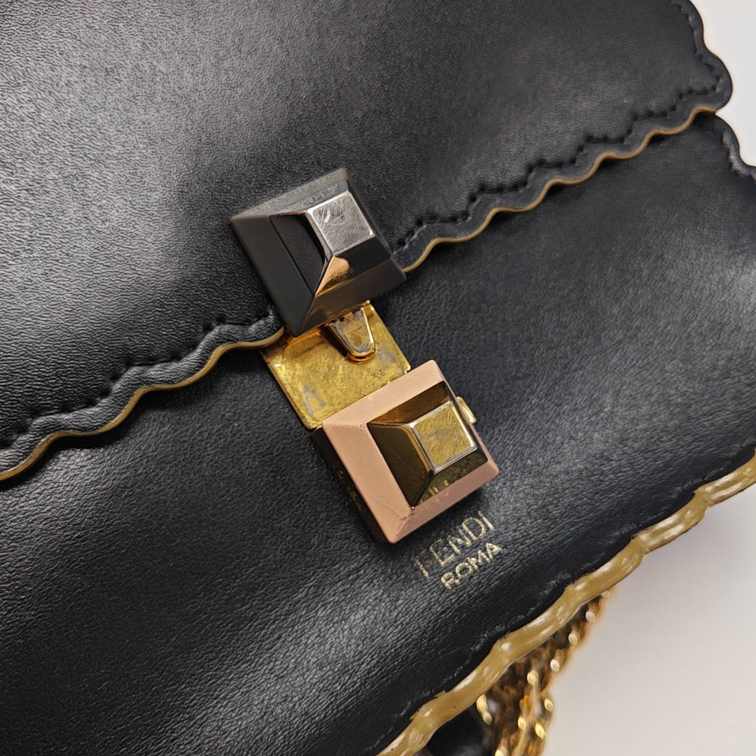 Kan I Mini Calfskin Black