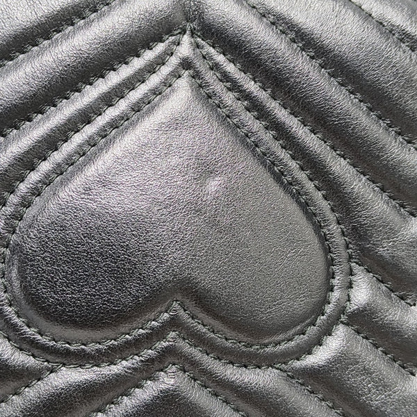 GG Marmont Medium Quilted Calfskin Black