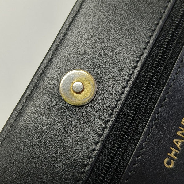 BOY CHANEL Mini Quilted Grained Calfskin Black