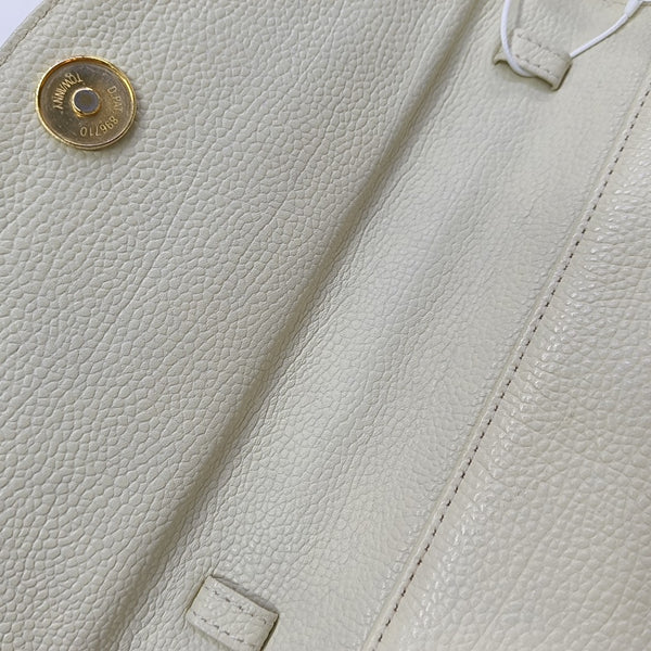 Calfskin Shoulder Bag White
