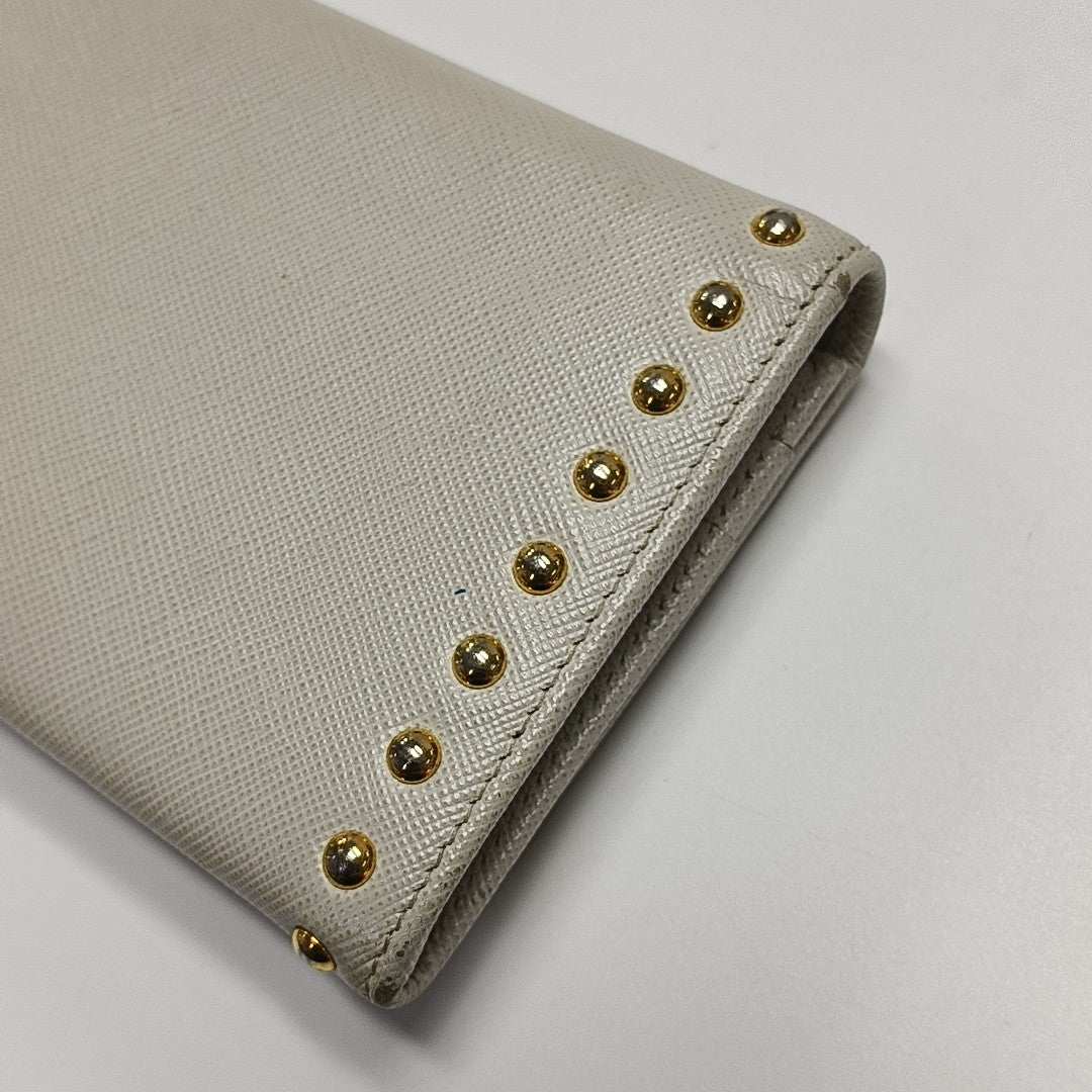 Calfskin Clutch White
