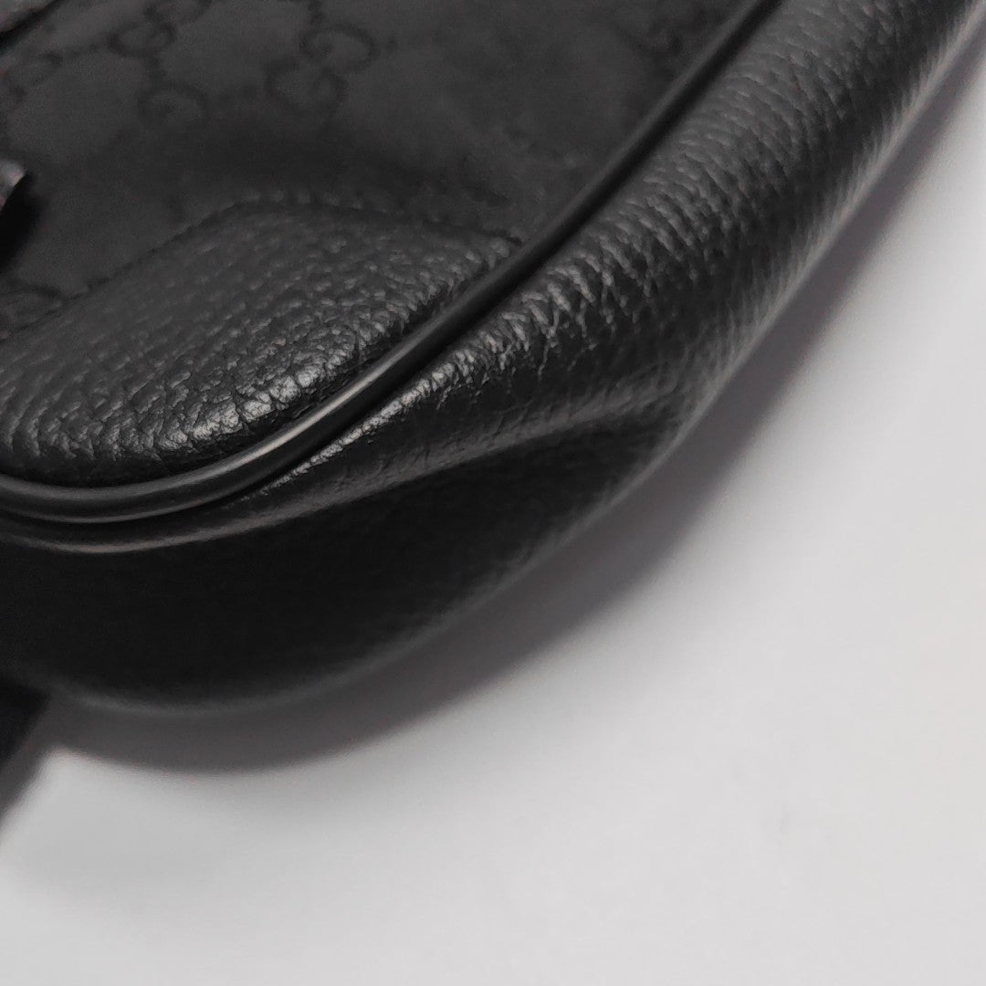 Monogram Canvas Belt Bag Black