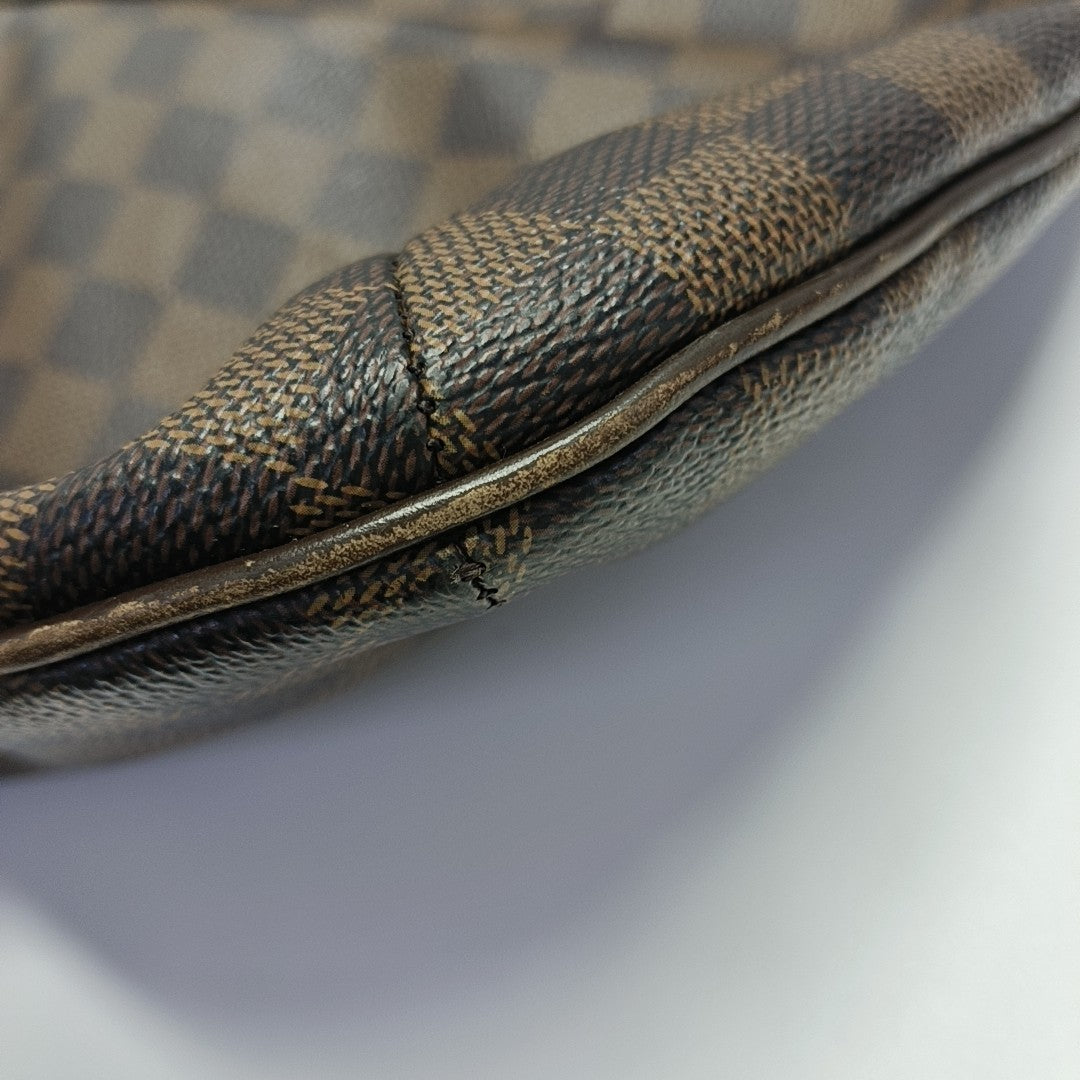 BLOOMSBURY PM Damier Ebene Coated Canvas Brown