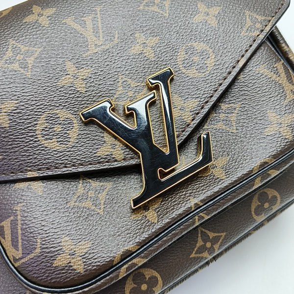 PASSY Monogram Coated Canvas Brown