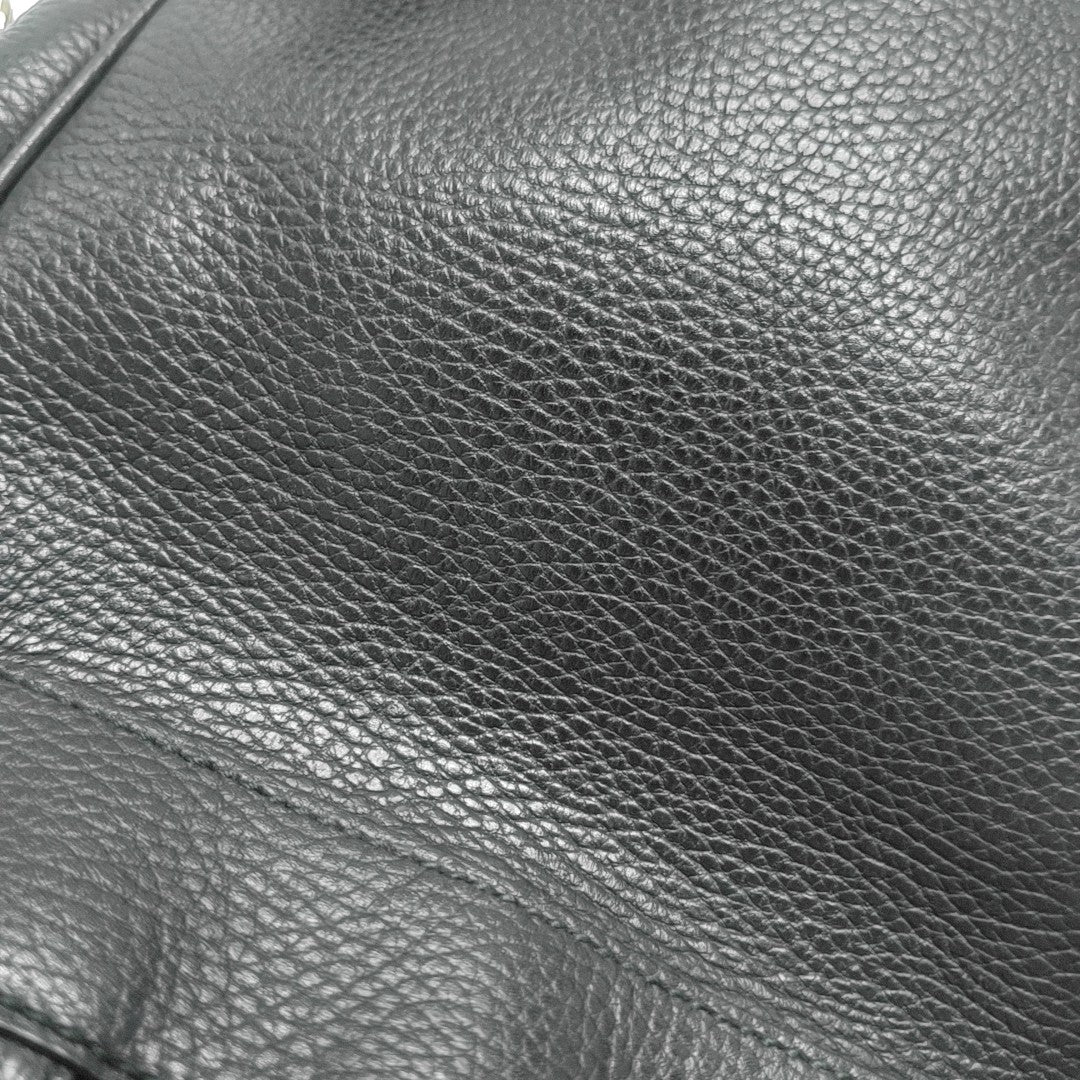 Calfskin Backpack Black