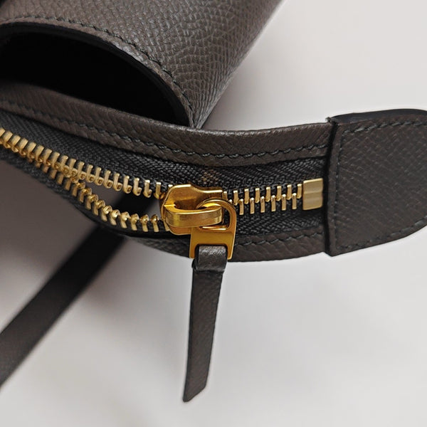 BELT Mini Calfskin Gray