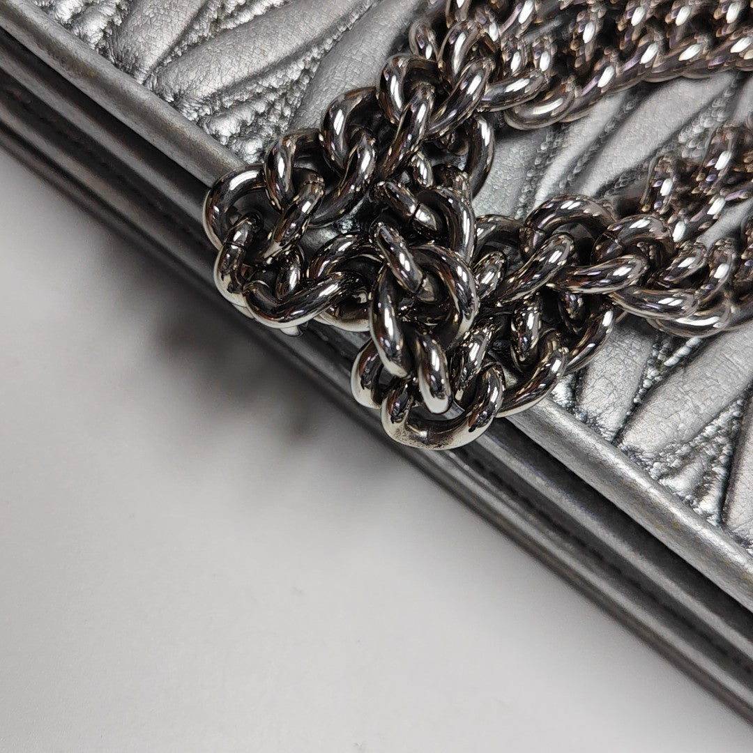 Miu Délice Lambskin Silver