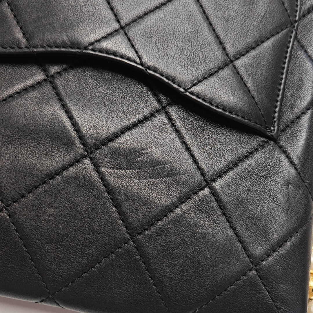 Quilted Calfskin Small Black