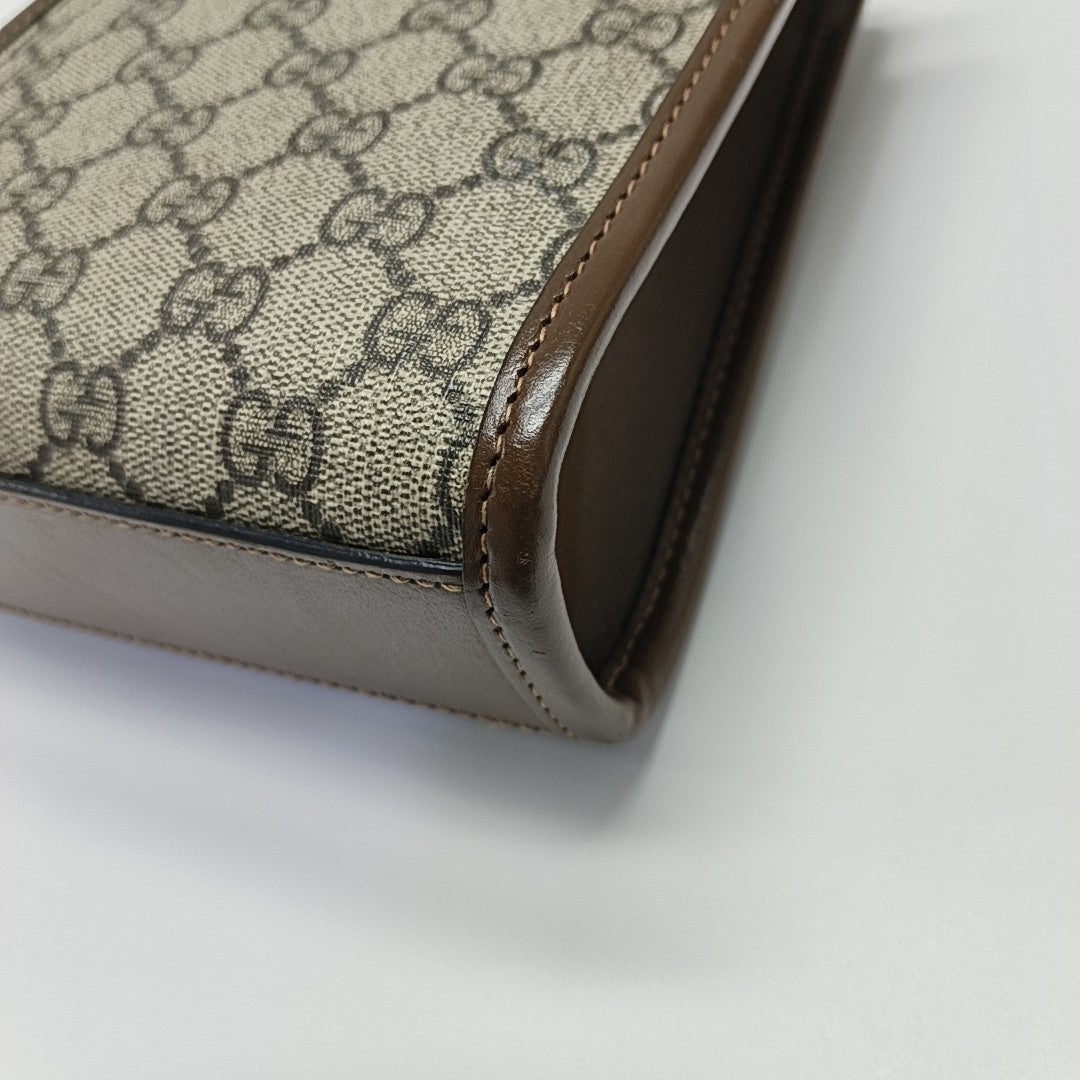 Retro Mini Monogram Coated Canvas Beige