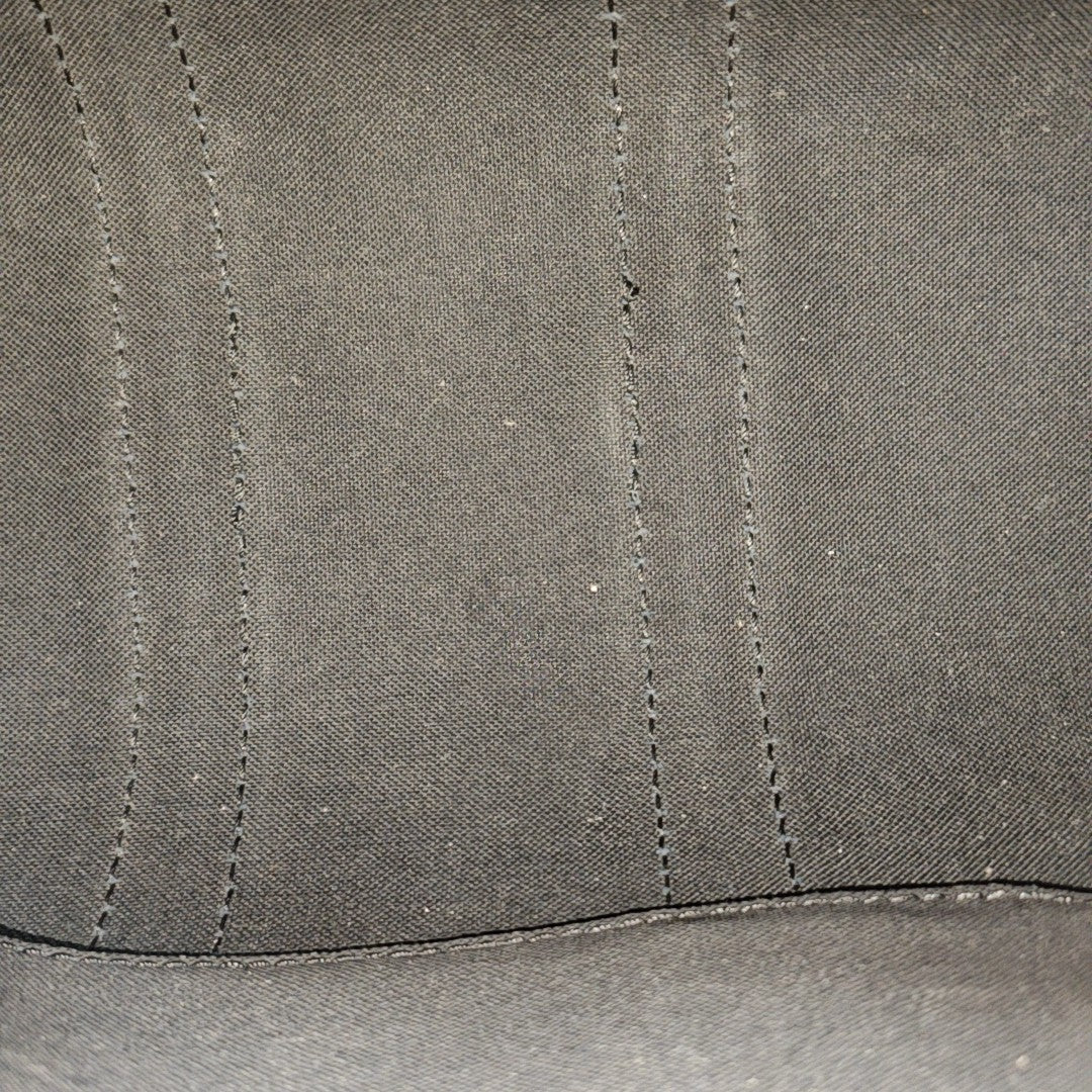 KEEPALL 25 Monogram Coated Canvas Black