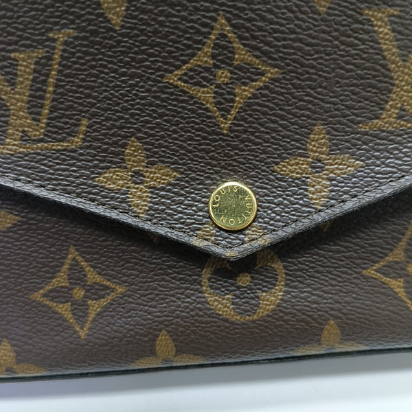 FÉLICIE Monogram Coated Canvas Brown