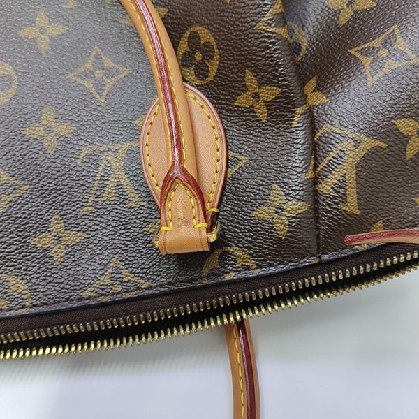 TURENNE MM Monogram Coated Canvas Brown