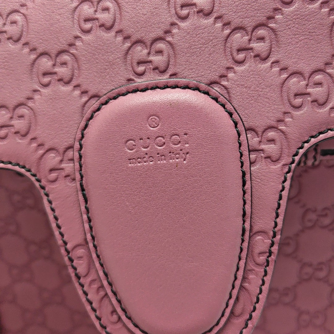 Emily Chain Monogram Calfskin Pink