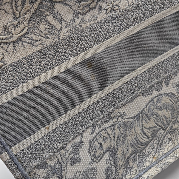 Book Tote Medium Fabric Gray