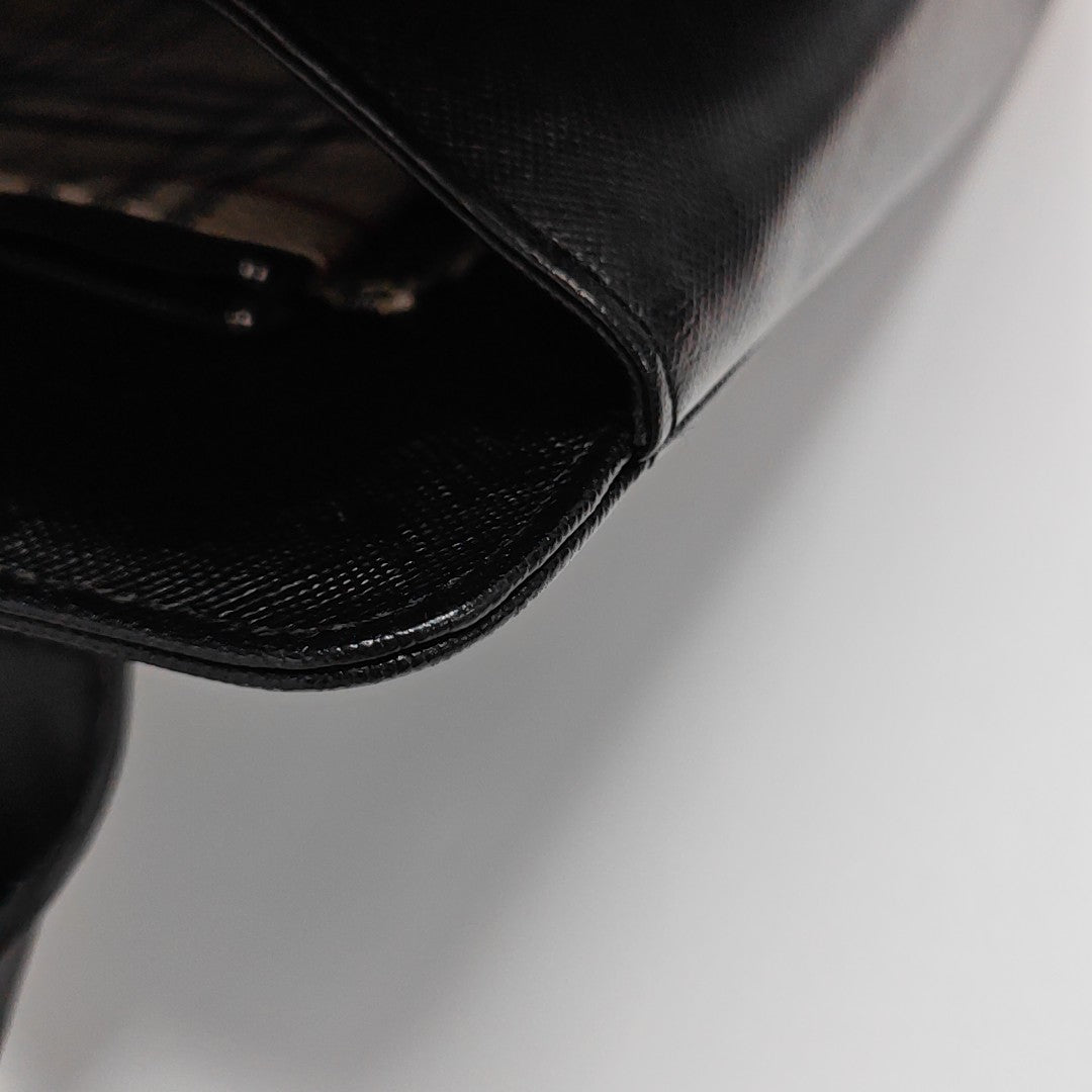 Calfskin Tote Bag Small Black
