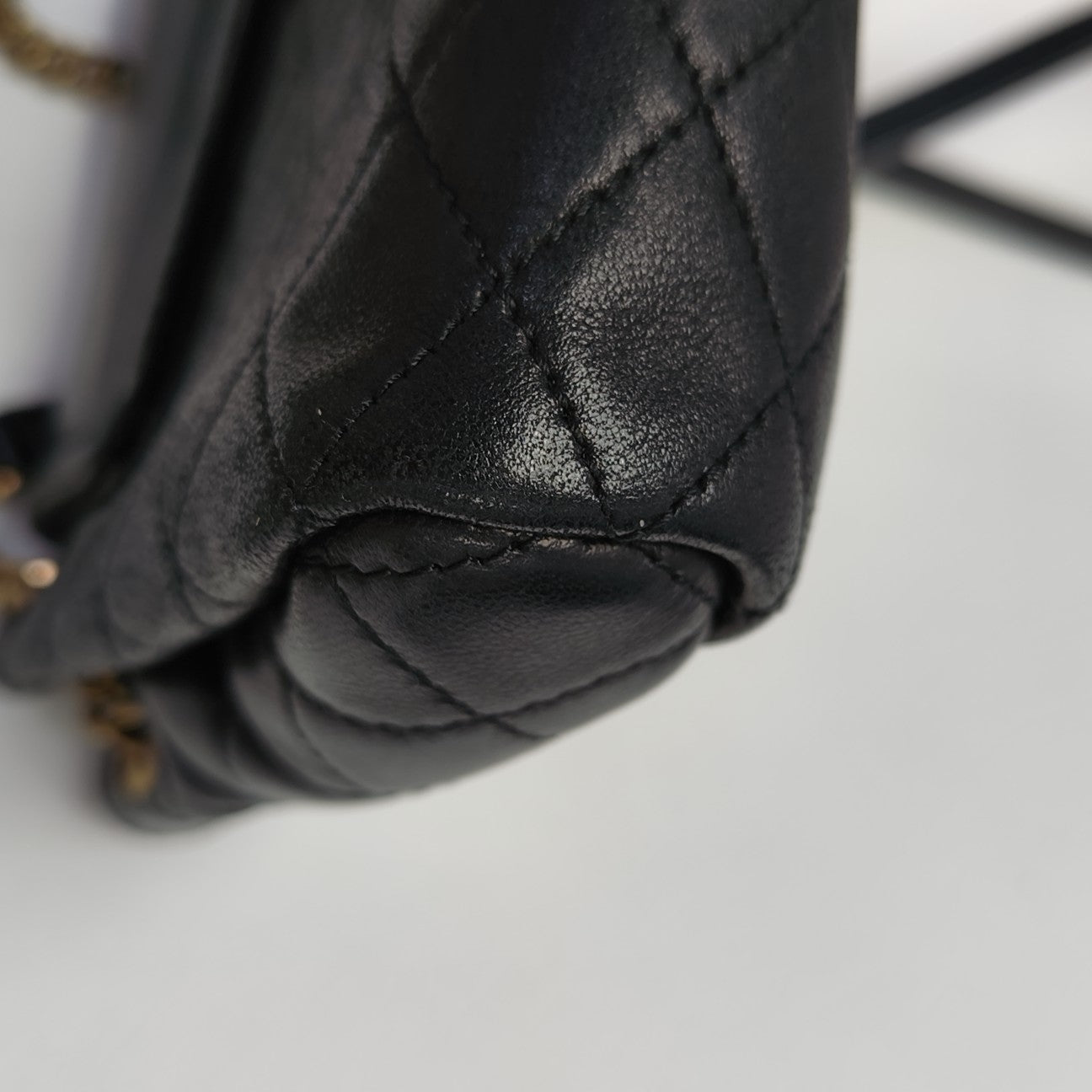 NOLITA Mini Quilted Lambskin Black